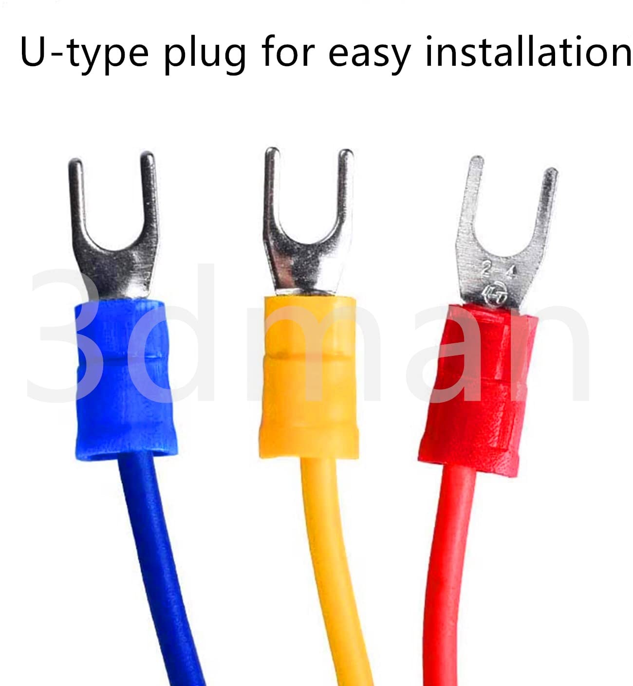 3Dman 15A 250V Rocker Switch On/Off Power Socket Inlet Module Plug 10A Fuse Switch with 18 AWG Wiring 3 Pin - 2pcs image 6 of 6 B07RQV2NPN