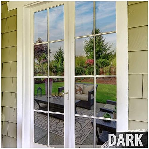 Miniatura 4 de Película de ventana color azul prémium, control de calor alto y privacidad diurna