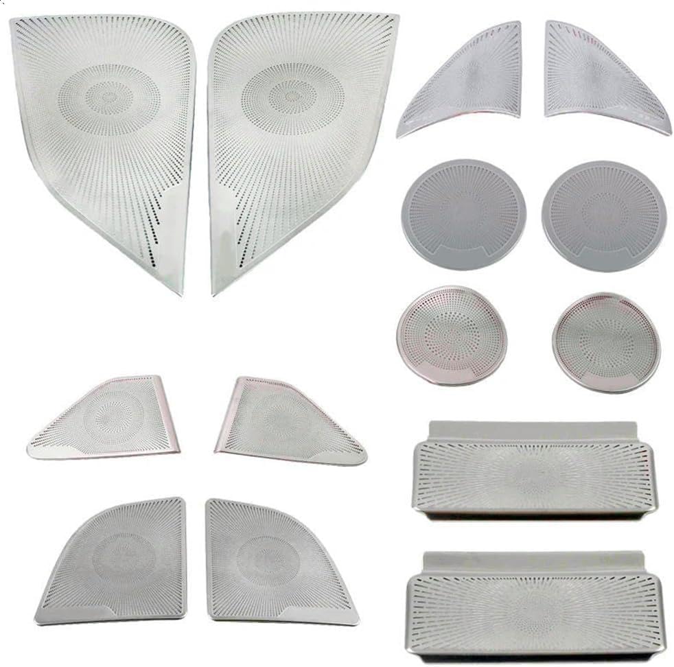 Car Speaker Cover Trim for Tesla Model 3 2019-2021, Door Speaker Cover Trim Sticker