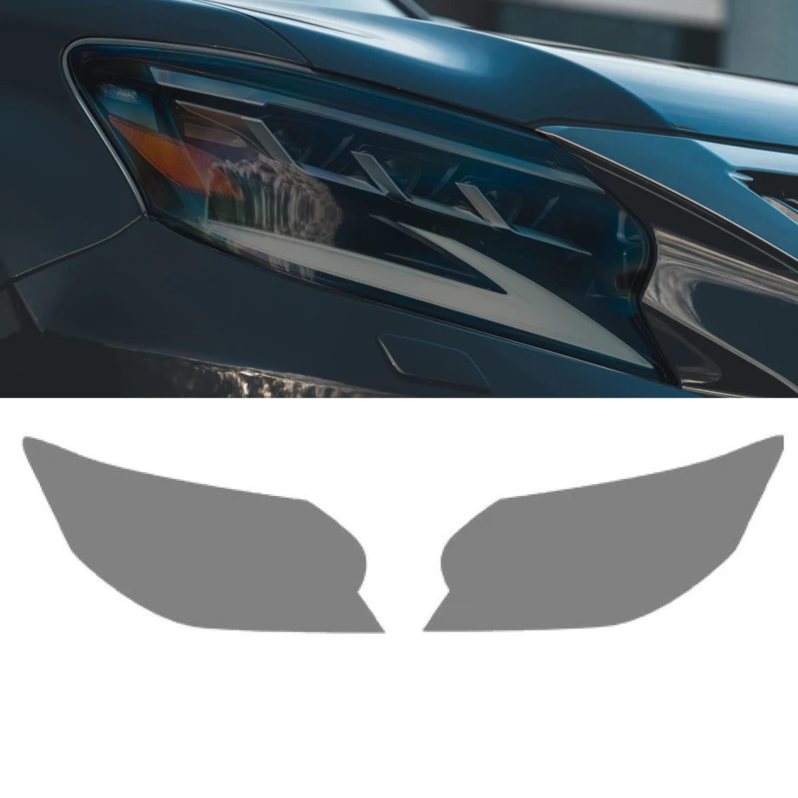 Film de protection pour phares de voiture Lexus GX460 noir anti-rayures 2014-2023
