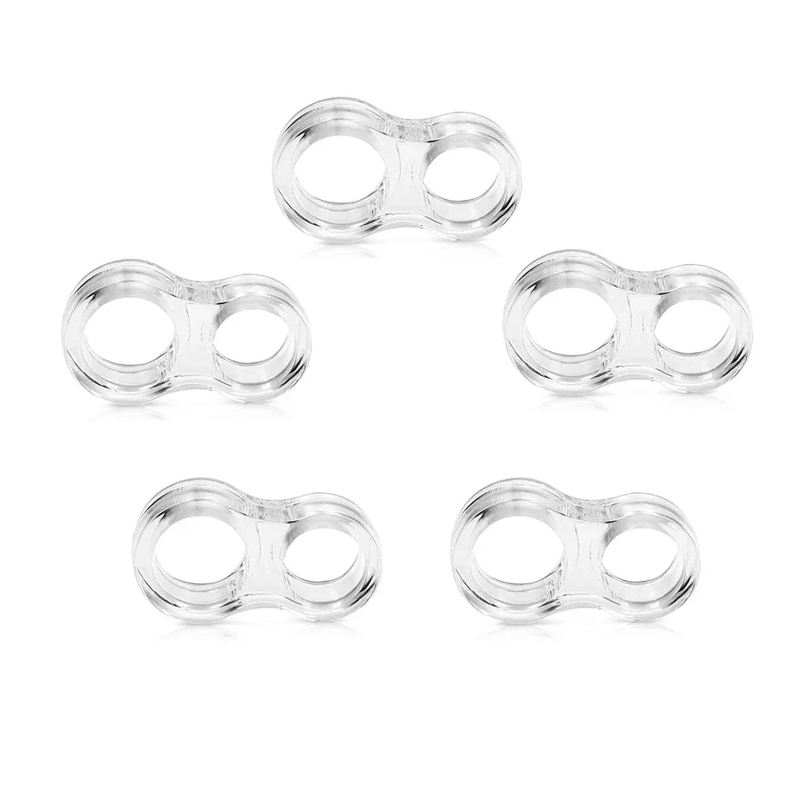 Door Stop Stop Floor Door Stops Buffer No Drill Stopper Home Improvement Furniture Wall Safety Hardware Transparent Supplies Silicone(5pcs-1)
