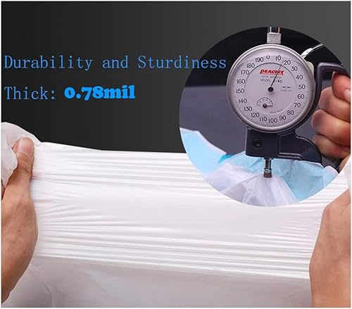 Miniatura 3 de WanJiaXinHui Bolsas de basura medianas con cordón de 8 galones, bolsas de basura fuertes para cocina, baño, dormitorio, automóvil, papelera de