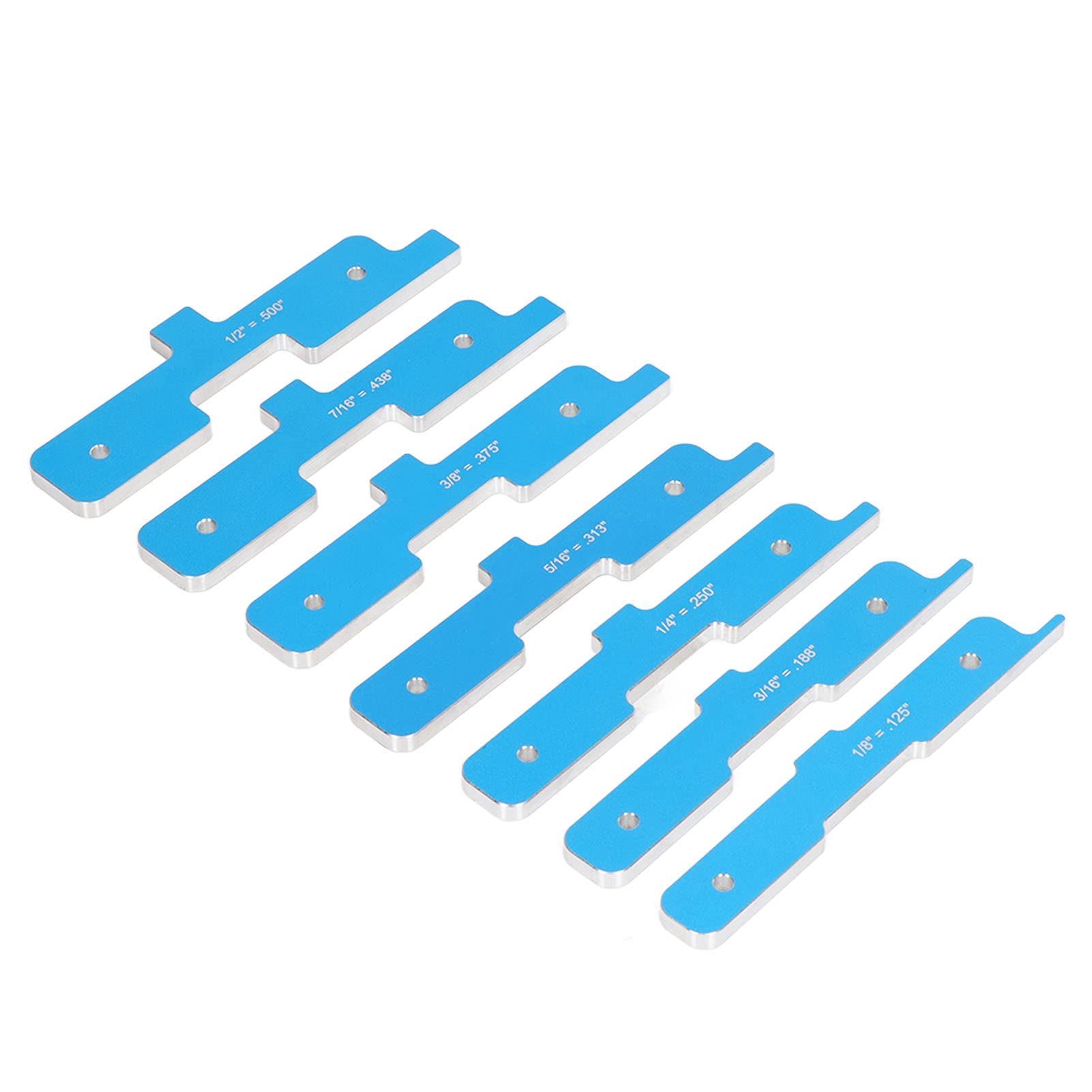 Kit d'outils de coupe et fraisage haute précision avec blocs de configuration bleus