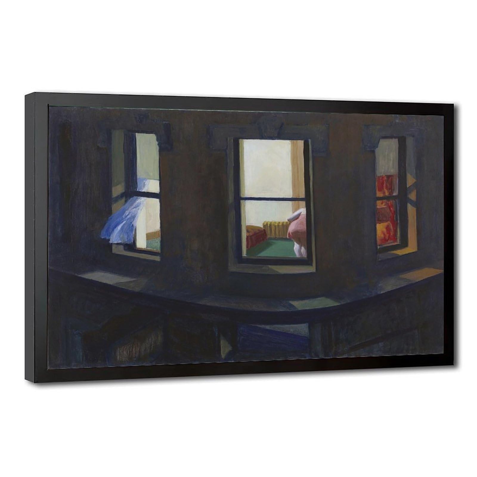 Toile Edward Hopper cadre suspendu pour sublimer un mur vide - 8
