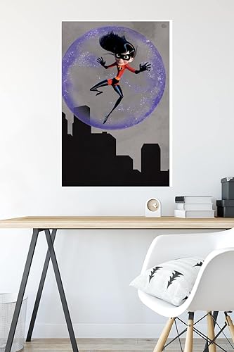 Miniatura 4 de Trends International Disney Pixar - Póster de pared de The Incredibles 2, color violeta, 22.375 x 34 pulgadas, versión sin marco
