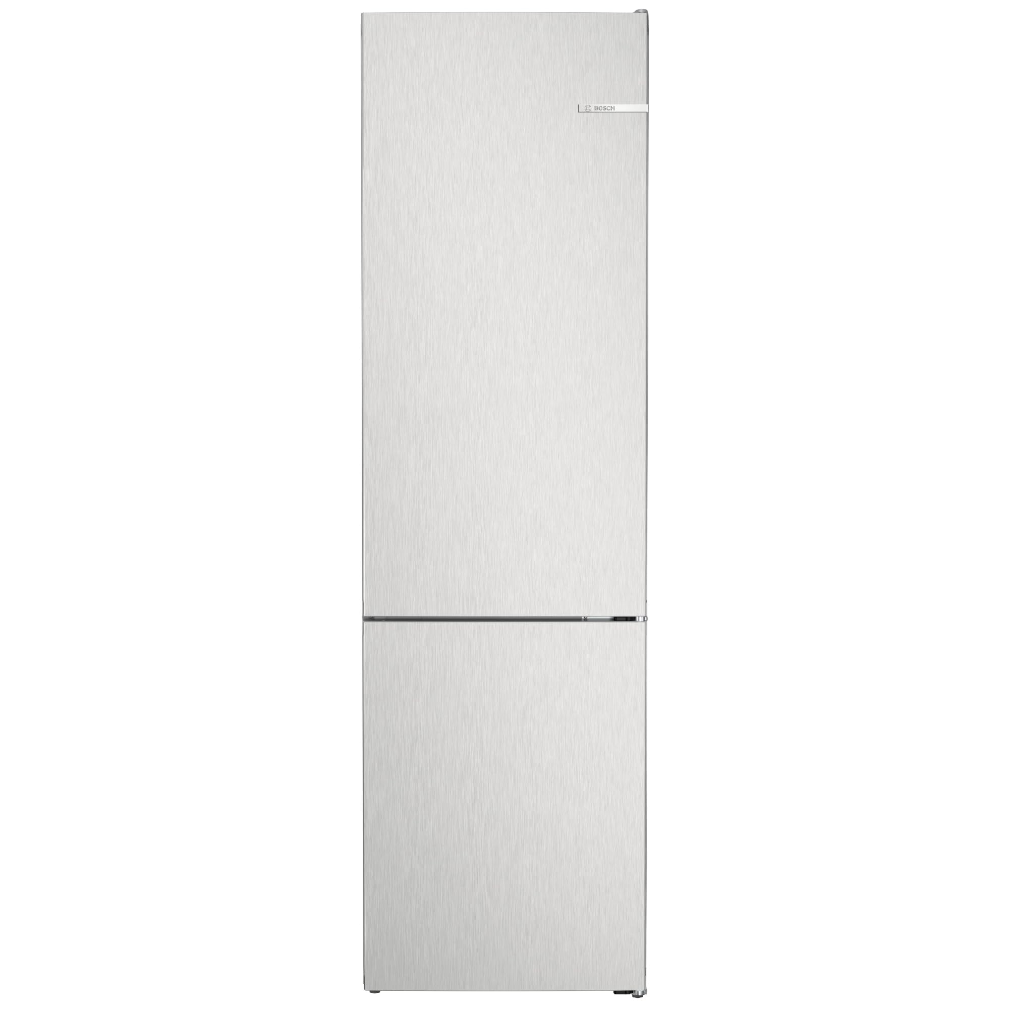 Bosch - Frigorífico Combinado, Libre Instalación, Serie 4, 60 cm de ancho, Total NoFrost, acero antihuellas, KGN36VIED
