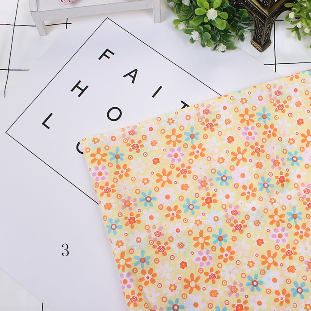 Wambere 100 sztuk tkanin bawełnianych, 25 x 25 cm, patchwork, zestaw do pikowania, bawełna, patchwork, do samodzielnego wykonania, ręcznie robiony wzór cięcia, losowy wybór kolorów