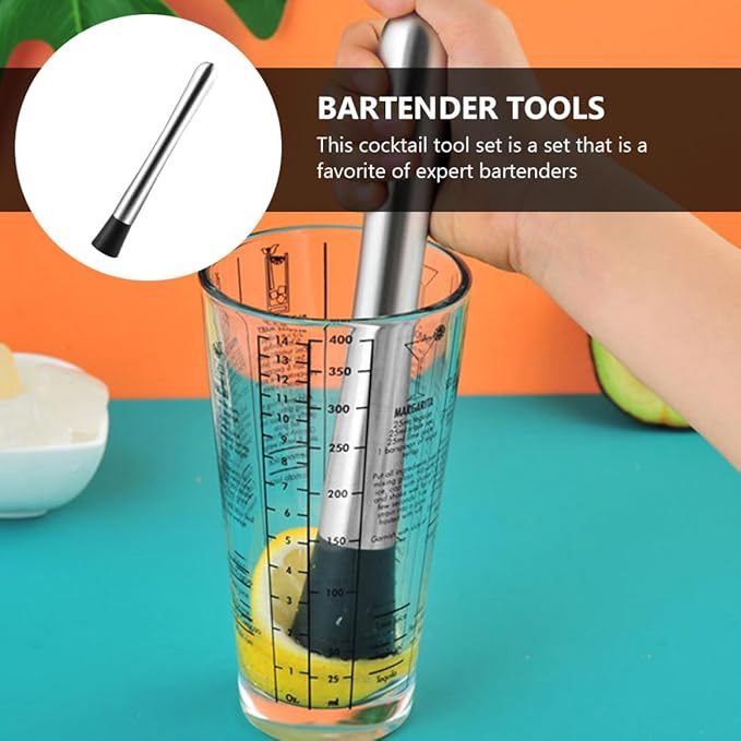Set de 4 Piezas de Coctelería de Acero Inoxidable Sewroro miniatura 3