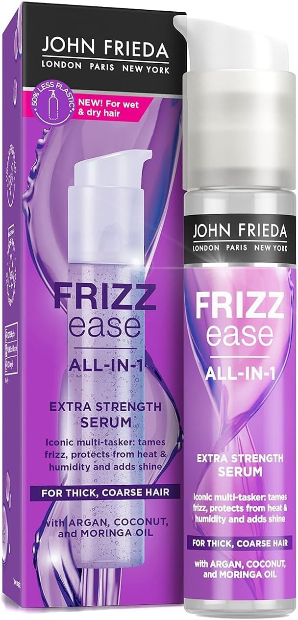 John Frieda Frizz-Ease Extra Strength 6 Effect Serum, 1.69 Ounce (3 Pack)