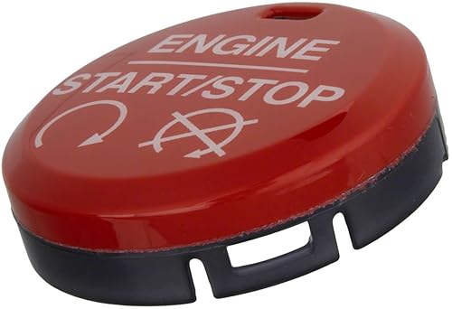 Miniatura 3 de Ford Racing 15-16 Mustang Kit de instalación de botón de arranque rojo