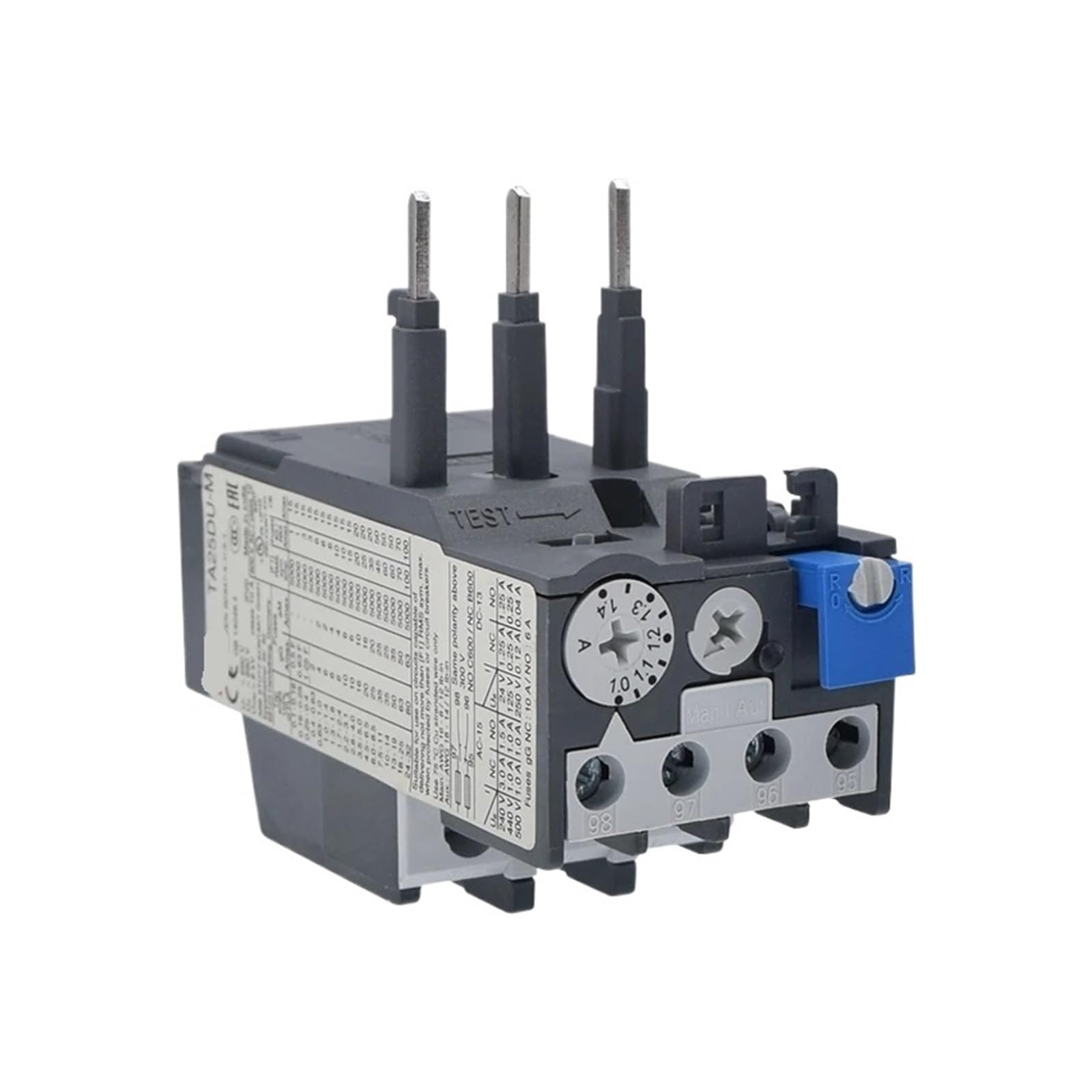 CJKXPZMH Overload Relay TA42DU TA75DU TA80DU TA110DU TA200DU Protection Relay(TA200DU-135)