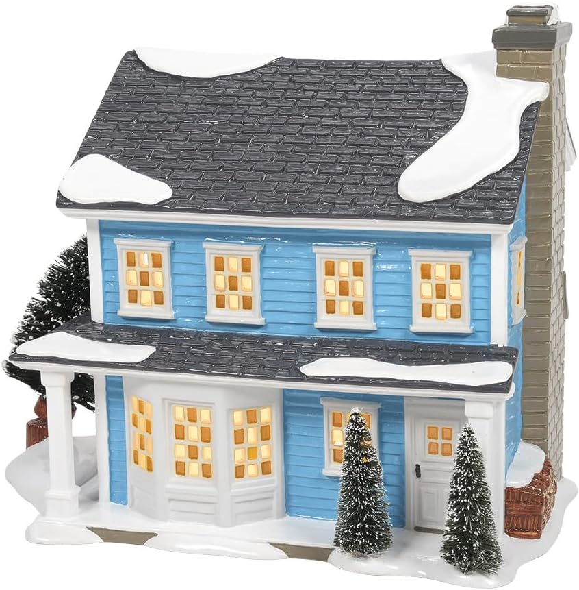 Snow Village National Lampoon's Christmas Vacation the Chester House Lit Building, 7.64 Inch, Multicolor