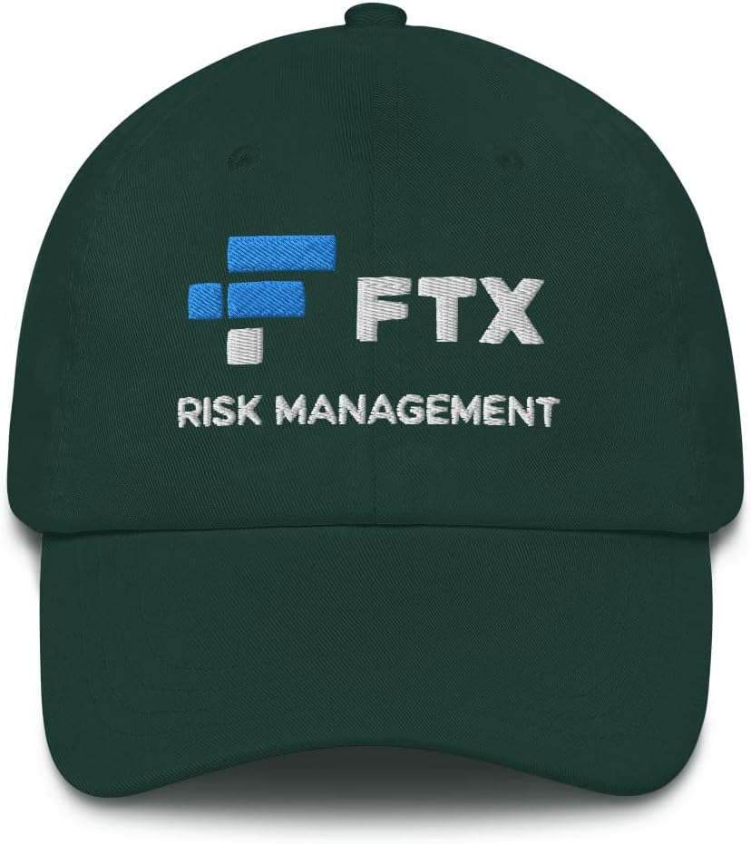 FTX Risk Management Hat (Embroidered Dad Cap) Funny FTX Crypto Parody