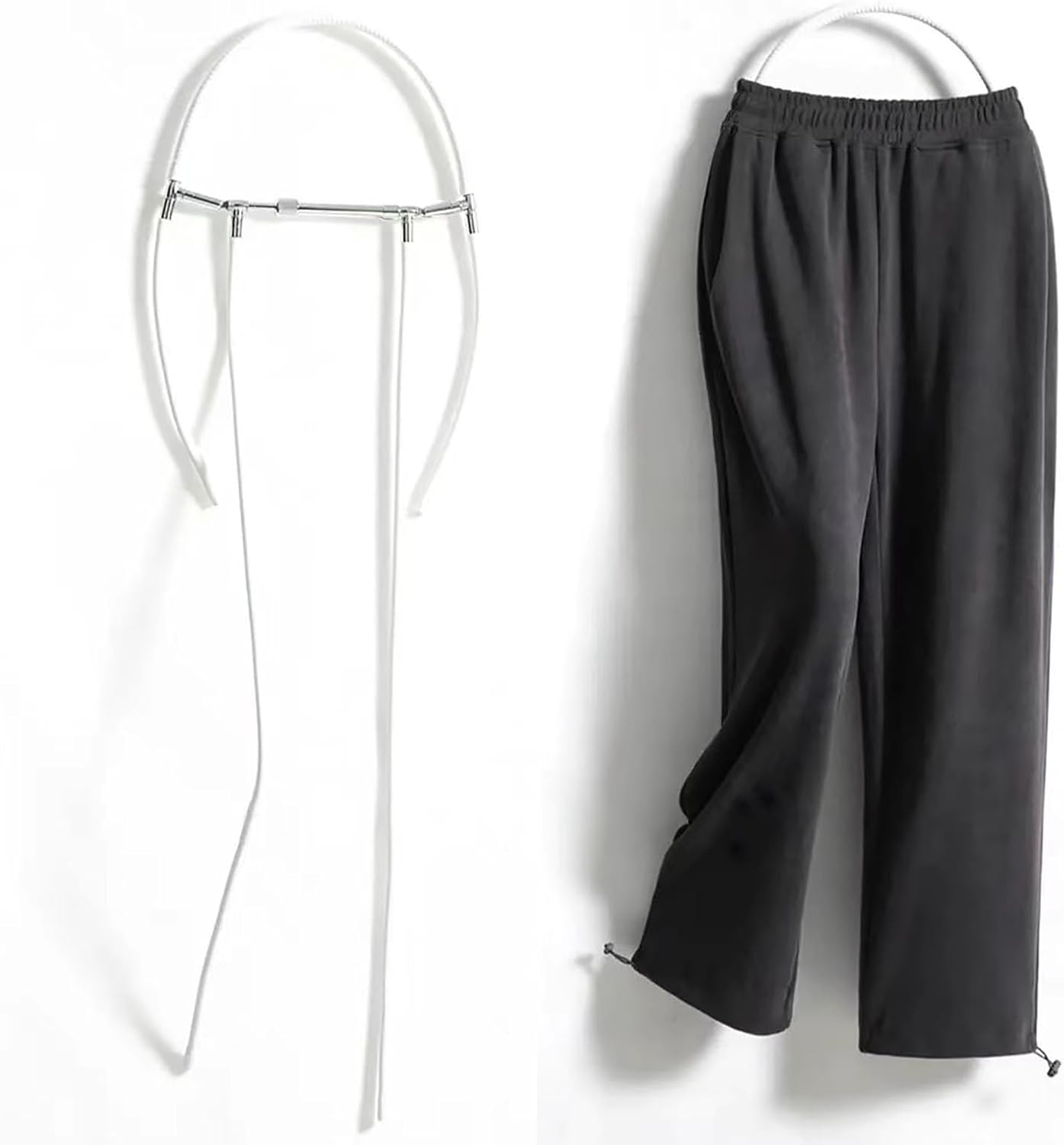 Mannequin Dress Form, Multifunctional Hanging Pants Rack Hanger, Adjustable Pants/Skirt Hangers, for Mannequin Clothing, Clothing Photography and Display