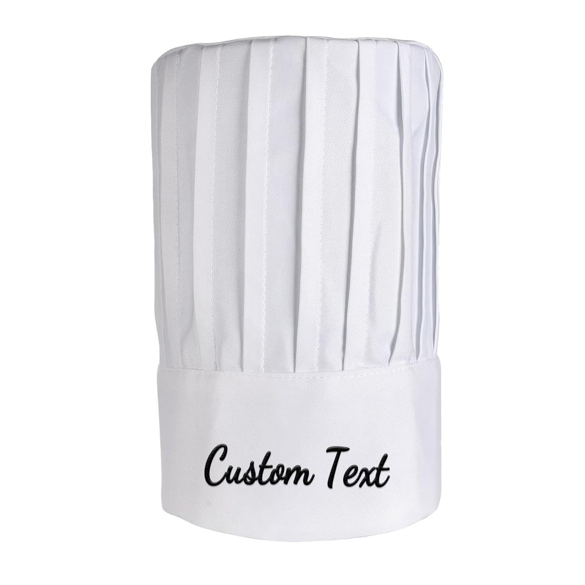 Personalized Tall Chef Hat for Men, Chef Hat with Adjustable Elastic Band, Baker Kitchen Cooking for Adult Multicolor