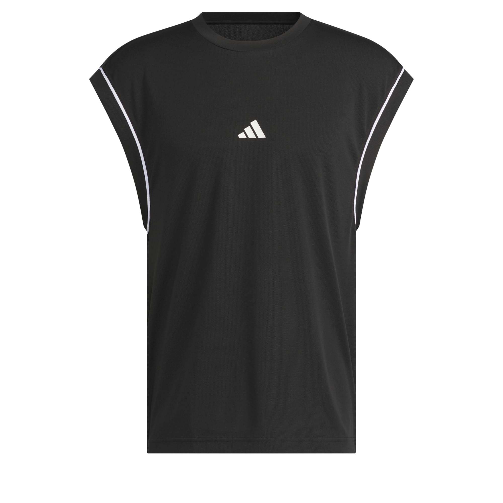 adidas Homme Basketball all World Sleeveless Tank, Black/​Black, S