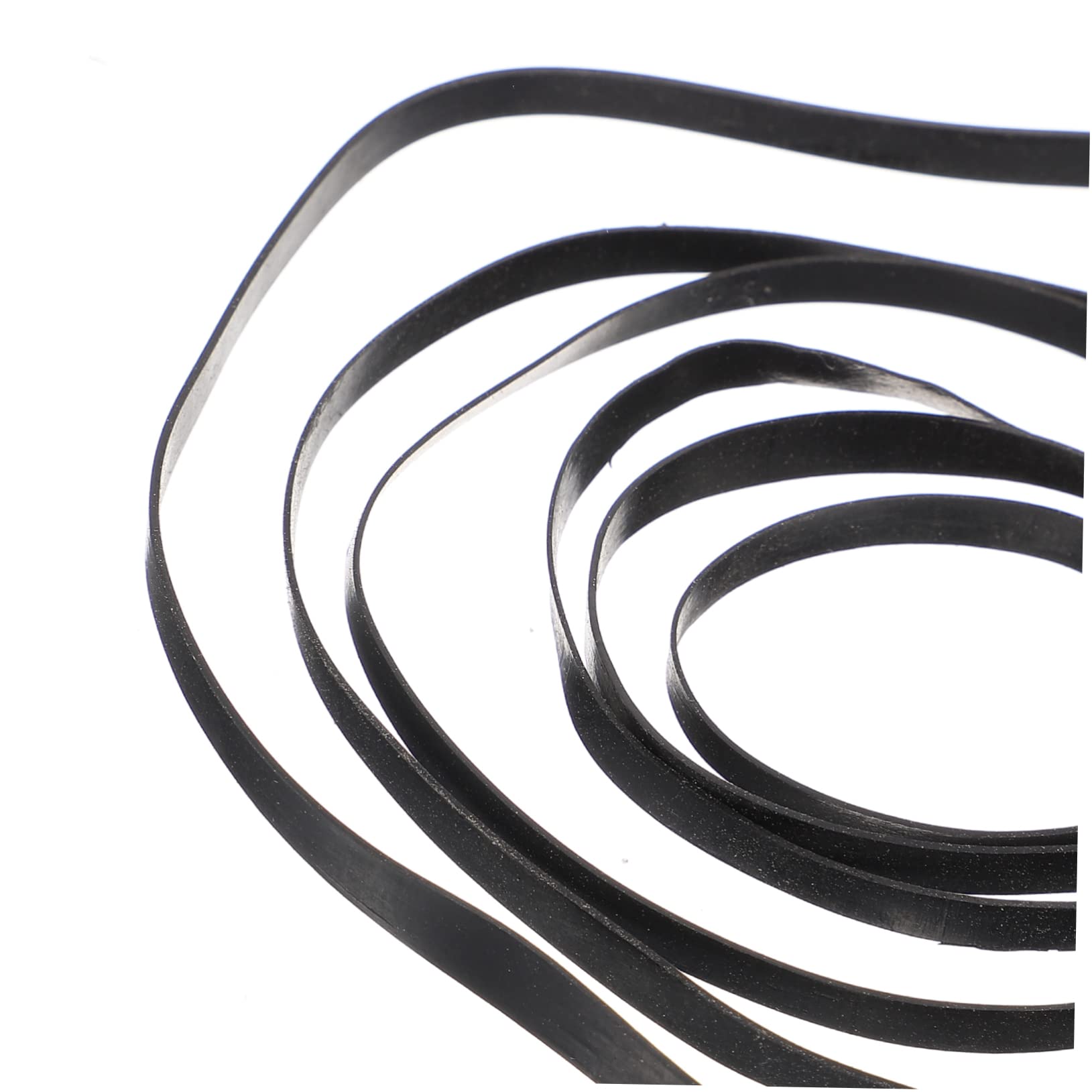 50 Pezzi Cinghie a Cassetta Quadrate 4mm in Gomma Per Registratori e Lettori Cassette, Sostituzione Resistente Per Manutenzione, Adatte a Videoregistratori e Unità Dvd