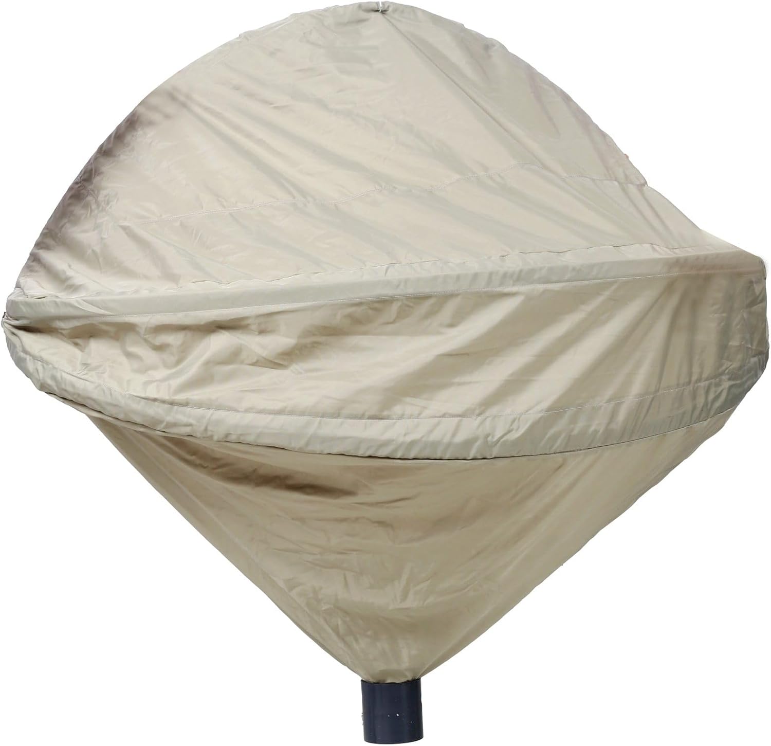 Lighted Universal Miter Saw Dust Collection Hood - Durable Nylon Construction, Compatible with All Models, 4-inch Vacuum Connection, Gray