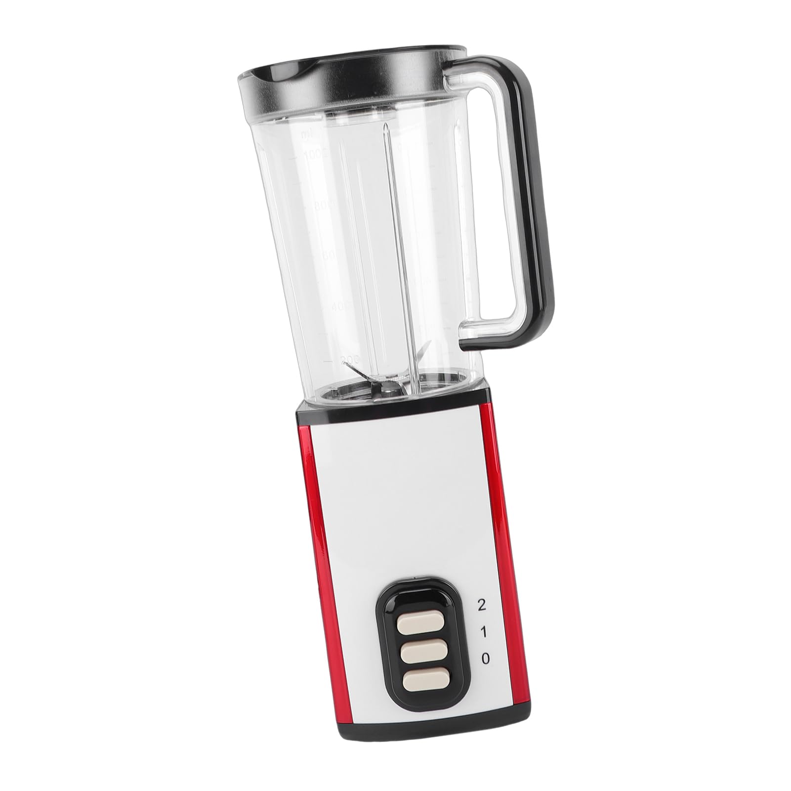 Sonew Kompaktowy Blender do Ekspresu o Mocy 300 W z Kubkiem o Pojemności 1 L, 2-biegowy Blender Elektryczny do Owoców, Warzyw i Lodu, Przenośny Mały Domowej Kuchni W Podróży, na siłownię (wtyczka UE)