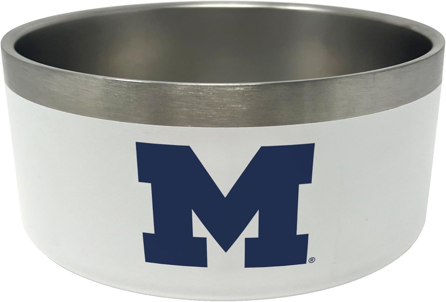 Clemson Tigers 32 Oz Stainless Steel Dog Food & Water Bowl - NCAA Officially Licensed
