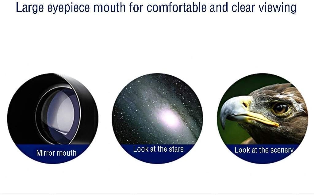 Kids Telescope, Telescopes for Astronomy Beginners,50-100mm Caliber Mount Astronomical Refracting Telescope for Kids,Travel Telescope with Tripod,Carry Bag and HD Eyepiece (Color : Package D)