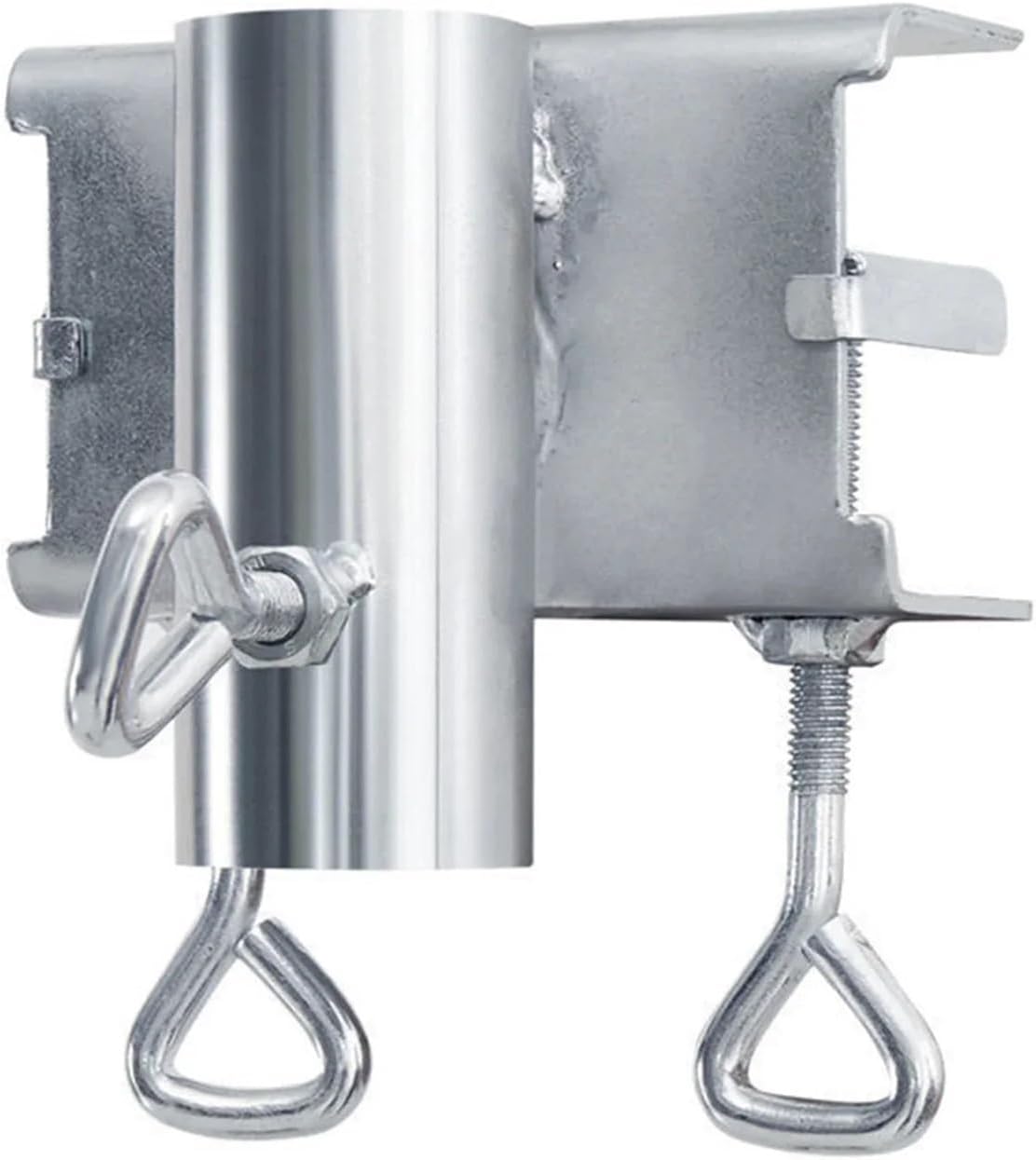 Adjustable Outdoor Umbrella Holder Metal Patio Umbrella Clamp Bracket Chair Mount Secure Shade Easy Installation