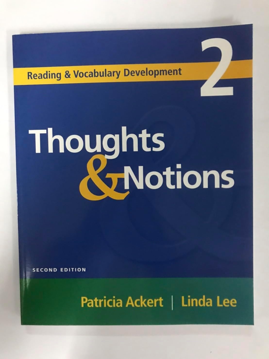 Thoughts & Notions, Second Edition (Reading & Vocabulary Development 2)