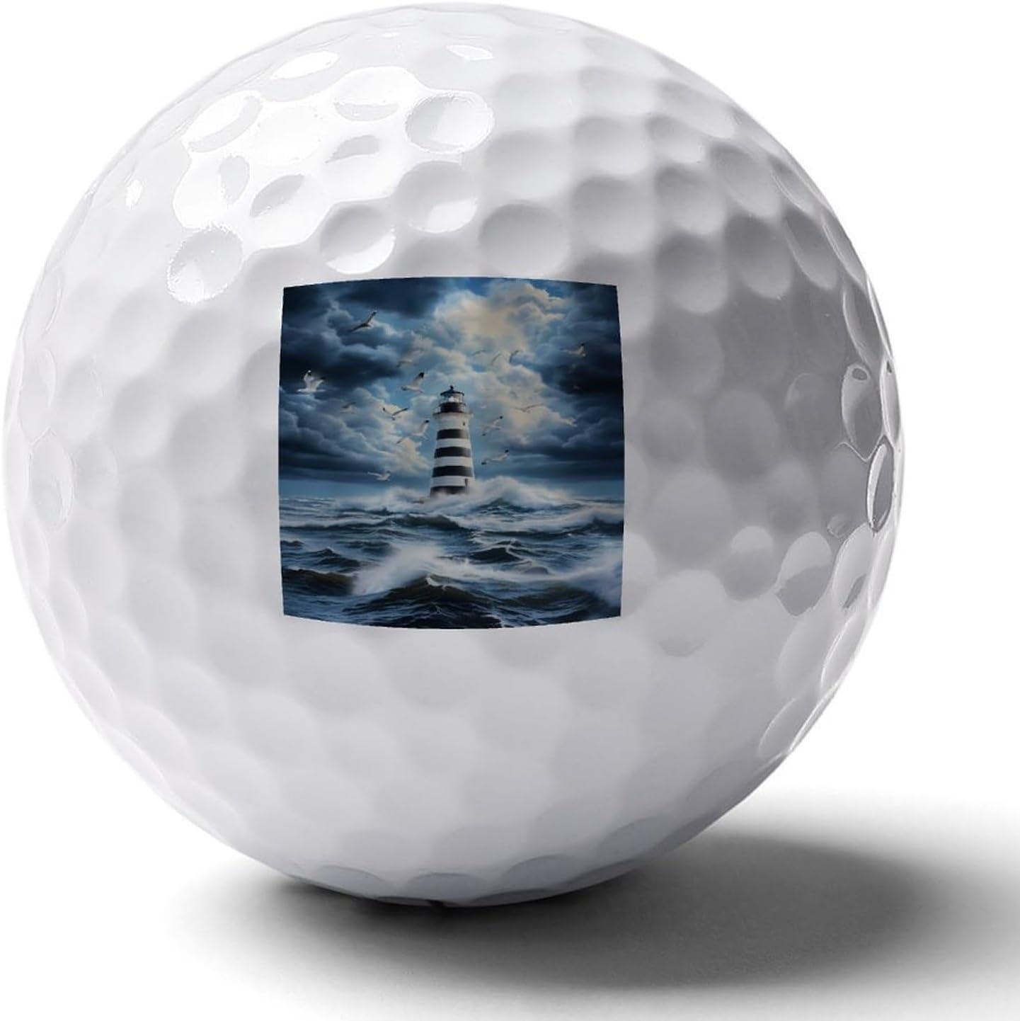Lighthouse Seagulls Standard Golf Balls Performance Golf Distance Ball Gift for Golfers