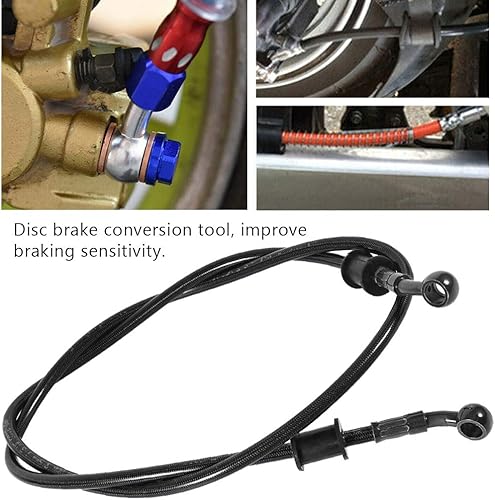 Miniatura 7 de Tubería de gas de aceite de freno de 19.7 in a 78.7 in, tubo de aceite de embrague, tubo de tubería de aceite colorido para motocicleta, bici de la