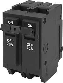 THQL2170 70 Amp 2-Pole Circuit Breaker, 10kAIC, 120/240V, Compatible with GE Thick & Q-Line Series Load Centers, Thermal Magnetic Protection, Plug-in Mount Standard,Fit for General Electric