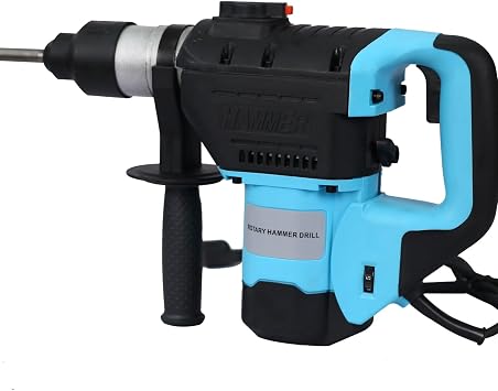 Rotary Hammer 1100WBlue + Black 1-1/2" SDS Plus Rotary Hammer Drill 3 Functions