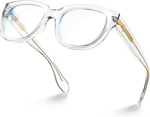VISOONE Lentes redondos retro con bloqueo de luz azul con antirreflejos para computadora para juegos de mujeres y hombres BLAZE