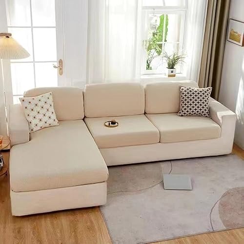 Miniatura 7 de Funda universal para sofá modular en forma de L, funda de cojín para sofá de sala de estar, fundas de sofá esquinero, protector de muebles,