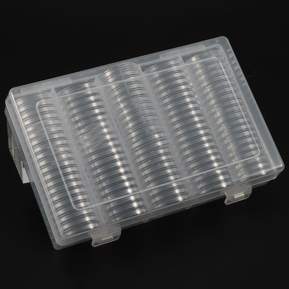 17/20/25/27/30mm Portamonete 400 Pezzi Capsule con Guarnizione in Schiuma, per Monete Professionale per Collezione di Monete