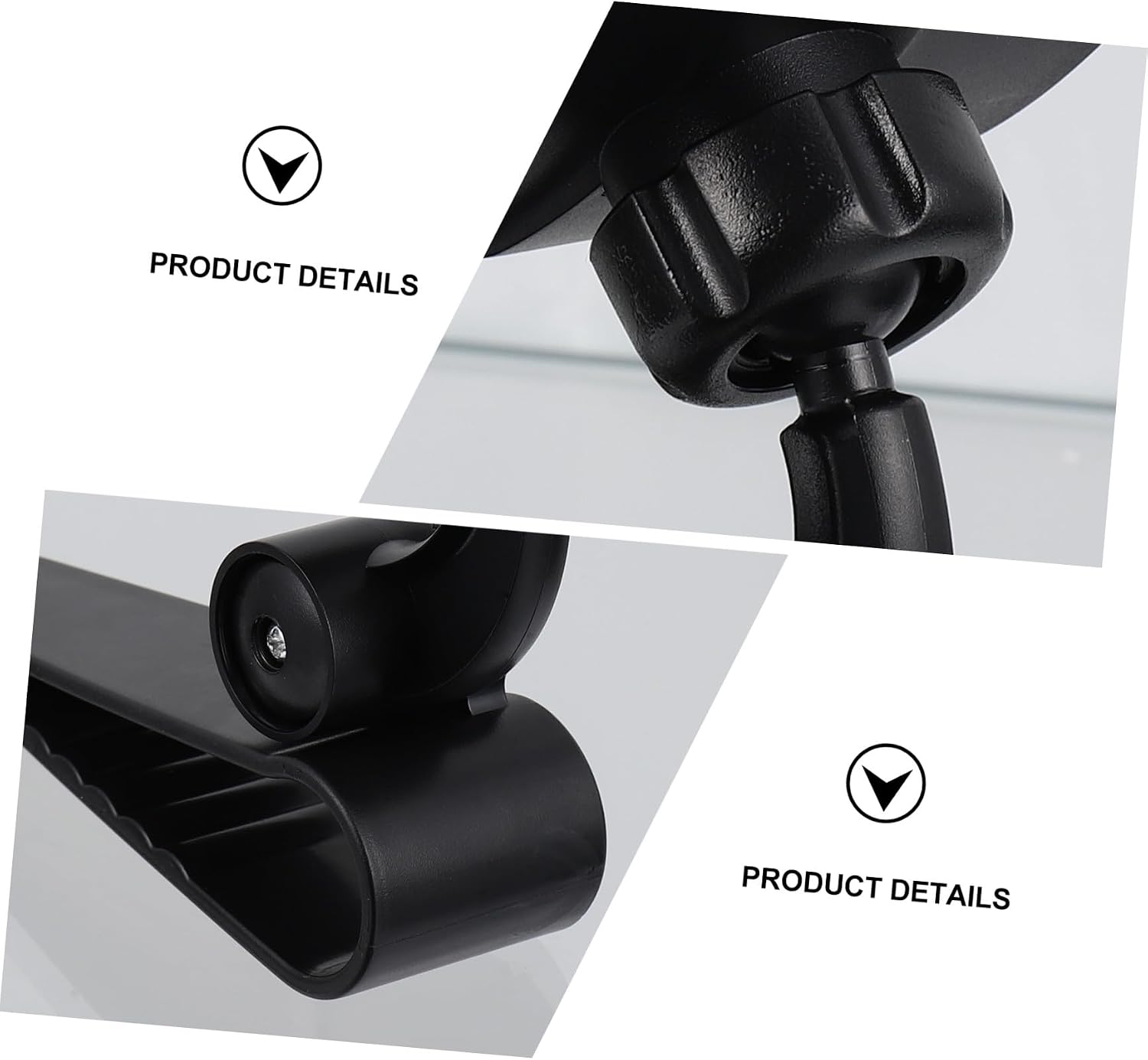 PRETYZOOM Car Phone Holder Sun Visor Mount General GPS Rack Mobile Phone Bracket for Vehicle Use Red Clip Clamp Design image 3