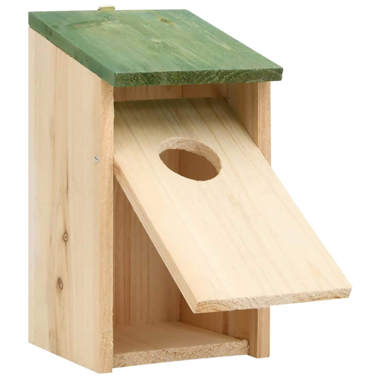 Tidyard Nido Artificiale Casetta per Uccelli in Legno, da Appendere, Porta Piccola Apertura 12x12x22cm,Uccelli Selvatici in Legno, da Esterno