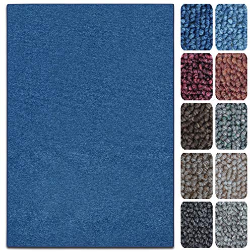 casa pura Teppich London | viele Größen | pflegeleichter Flacher Schlingenflor | Flurteppich,...