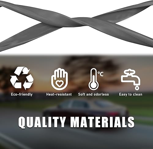 Miniatura 3 de Marco protector de espejo retrovisor de automóvil, cubierta protectora de silicona para el borde del espejo retrovisor compatible con el modelo 3 Y,