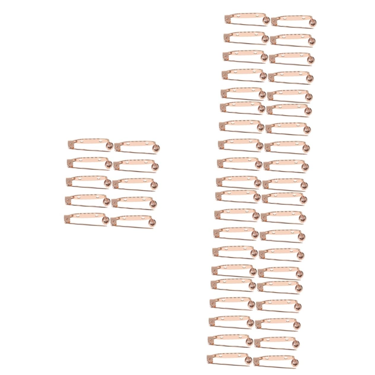 GALPADA 5 Set Di Spille Di Sicurezza Facili Da Usare Per Spille Creazione Di Gioielli Decorazioni Fori 10 Pezzi*5