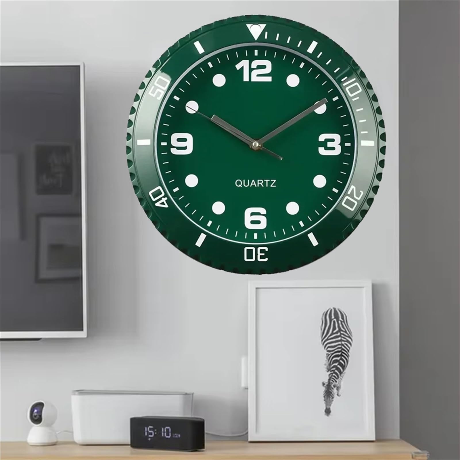 Orologio da parete Nuovo orologio da parete creativo di lusso Design moderno Orologio arte della digitale grandi dimensioni for la casa reloj de pared(30cm B2)