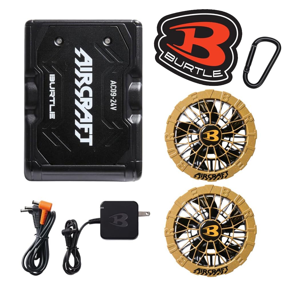 Amazon.co.jp: BURTLE AC09-1 AC09-2 Fan Battery, Includes Original