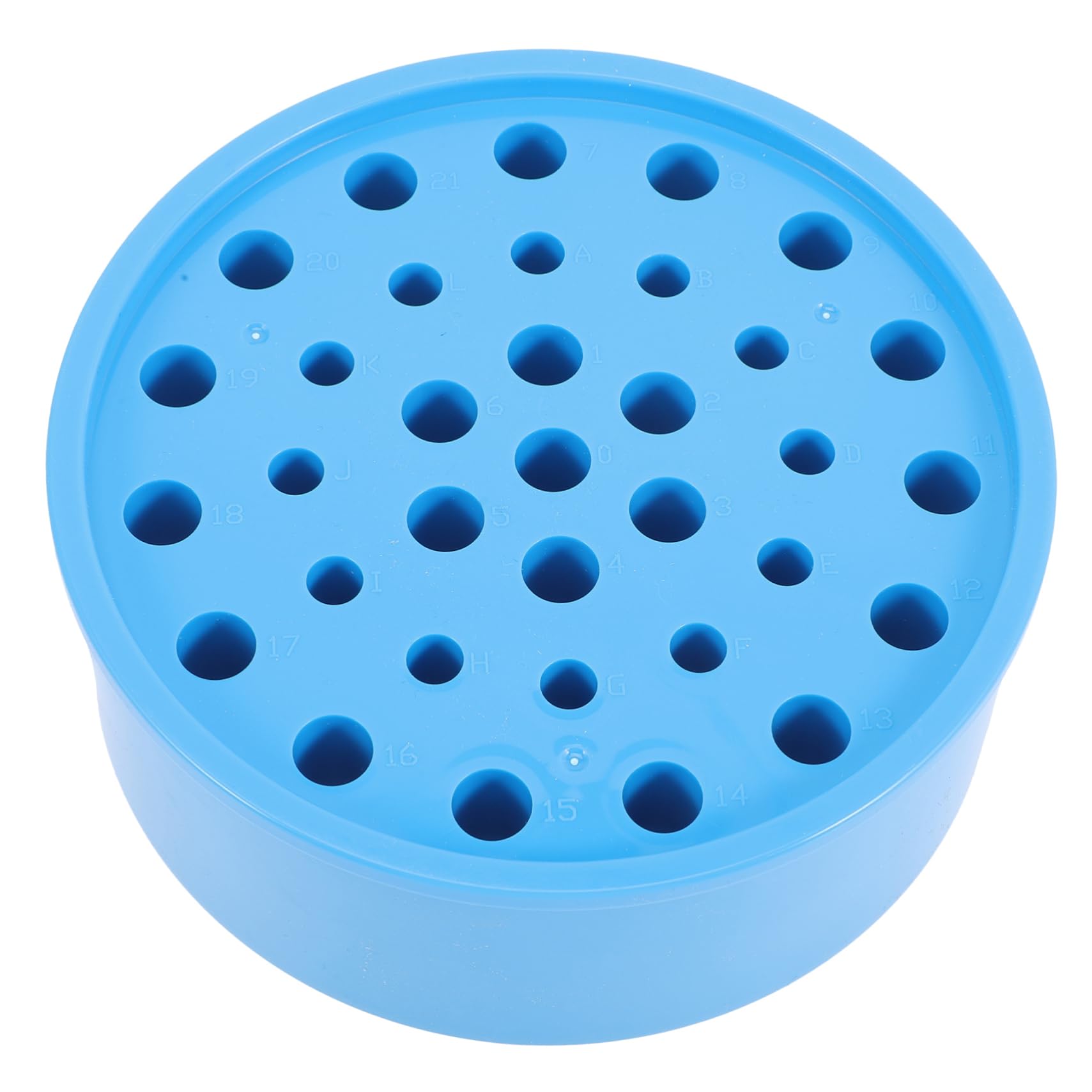 CHILDWEET Box Centrifuge Test Tube Rack Test Tube Storage Rack Storage Holder Round Rack Polypropylene Test Tube Rack Blue Plastic
