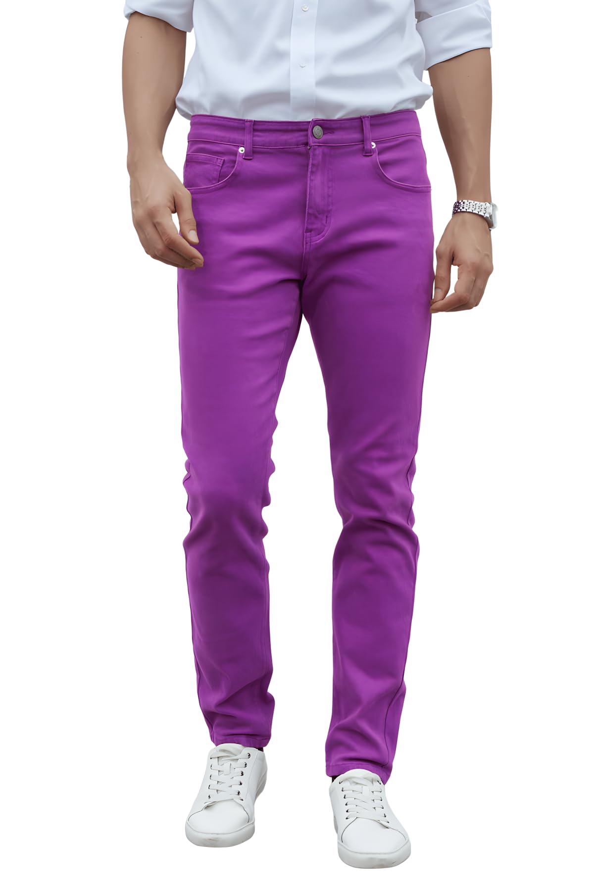 Jean stretch à carreaux homme idéal pour vos sorties et weekends - 7