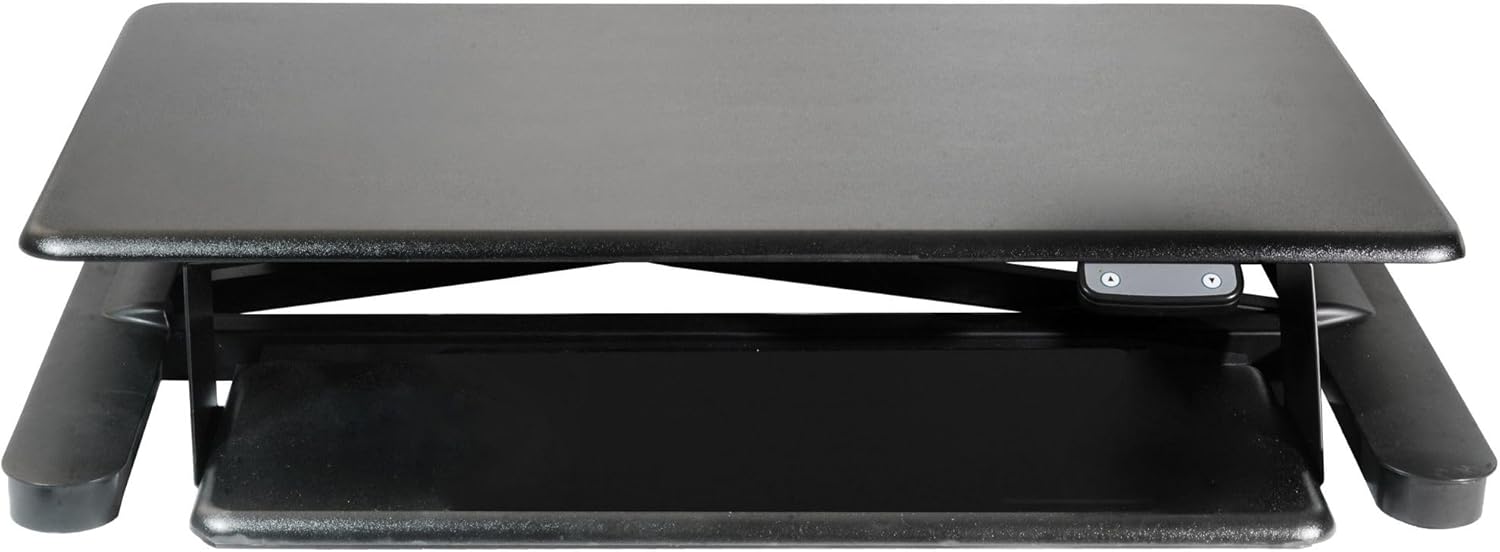 Kantek Systems Electric sit to Stand Workstation (STS965), Black