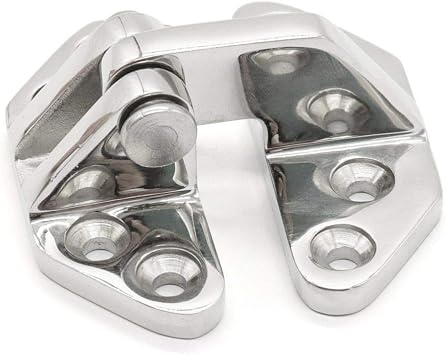 ISURE MARINE Heavy Duty Boat Hatch Hinge 316 Stainless Steel Door Hinges for Boat, Yacht with Removable Pin Hardware