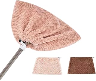 2 Pack Reusable Broom Head Covers Mop Cloth Cover Effective Home Cleaning Tool Lightweight Wipe Floor Cleaning Tools Washable Household Mop Sweeper for House Kitchen Office