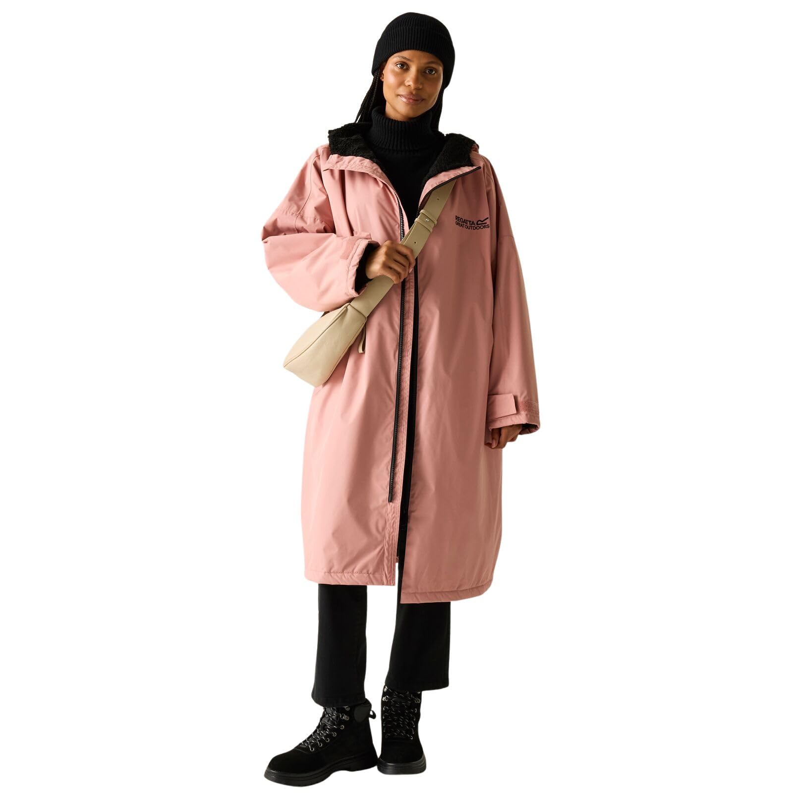 Regatta Outdoor Active Unisex Waterproof Changing Robe - Ash Rose - SM