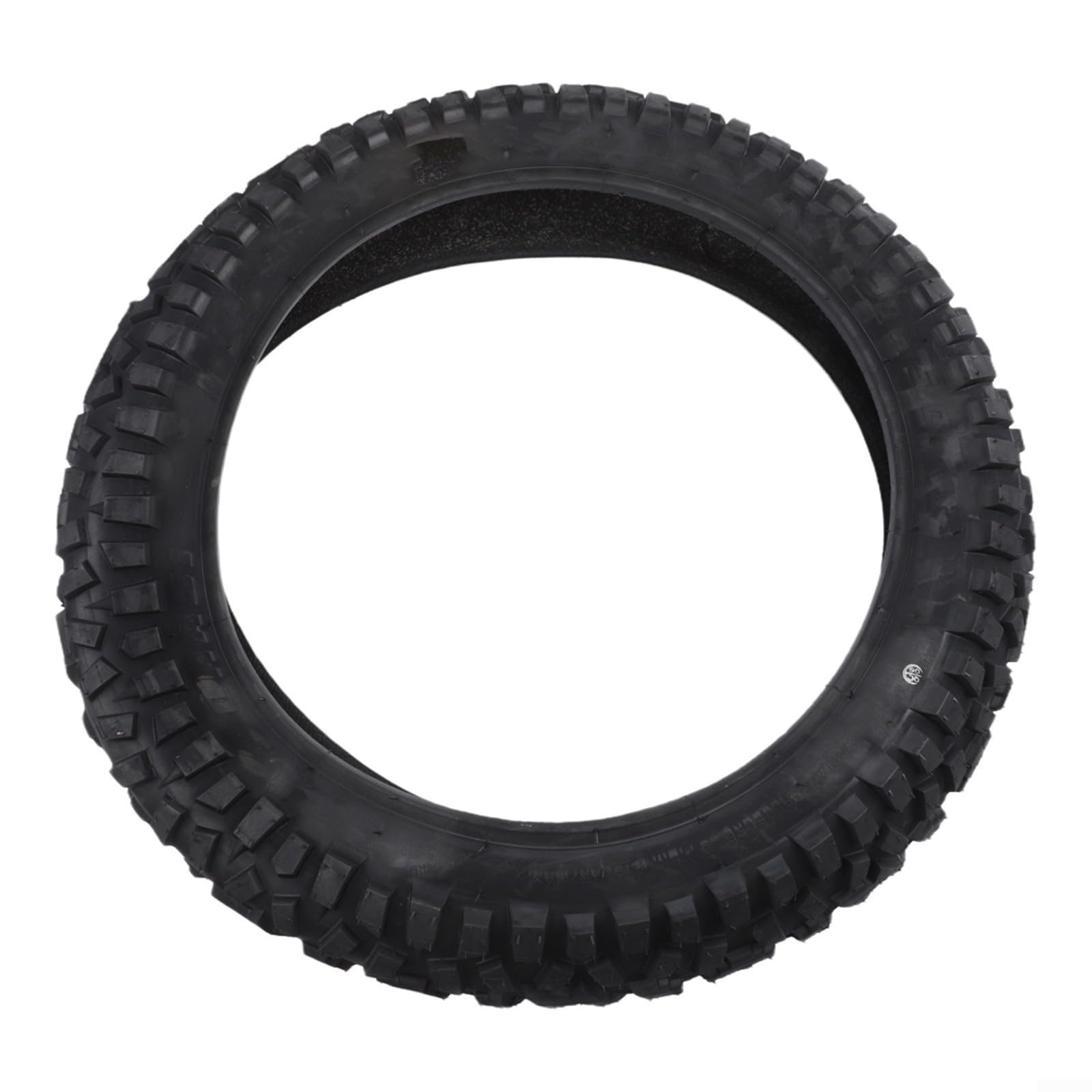 Pneumatico largo in gomma, 20 x 5 cm, per fuoristrada fuoristrada con migliore stabilità di trazione, adatto per bici elettriche da 20", nero
