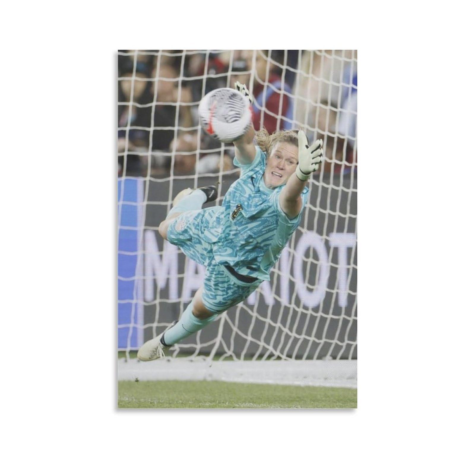 FCOIN Alyssa Naeher Canvas Poster Picture Print Canvas Poster Wall Paint Art Posters Decor Modern Home Artworks 12x18inch(30x45cm)