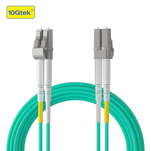 Miniatura 3 de 10Gtek Cable de conexión de fibra  LC a LC OM3 10GbGigabit multimodo puente dúplex 50125m LSZH cable de fibra óptica para transceptor SFP,